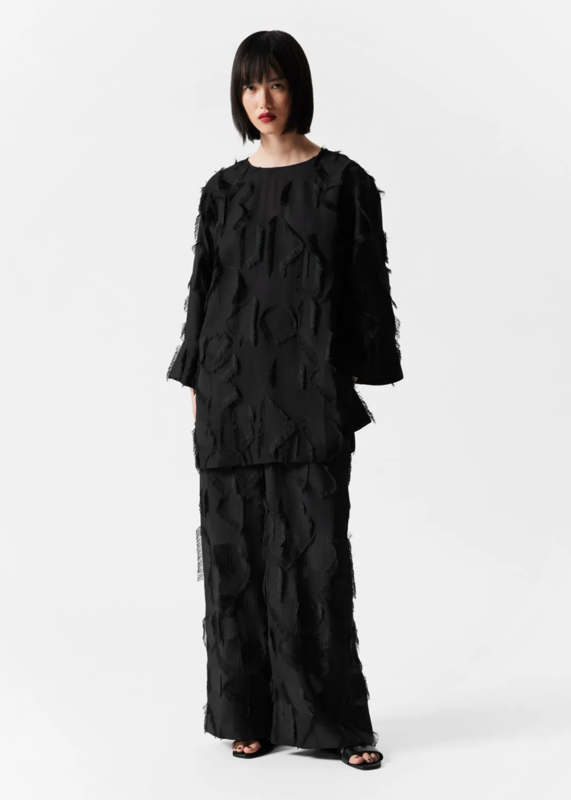Fringed Mini Tunic Dress