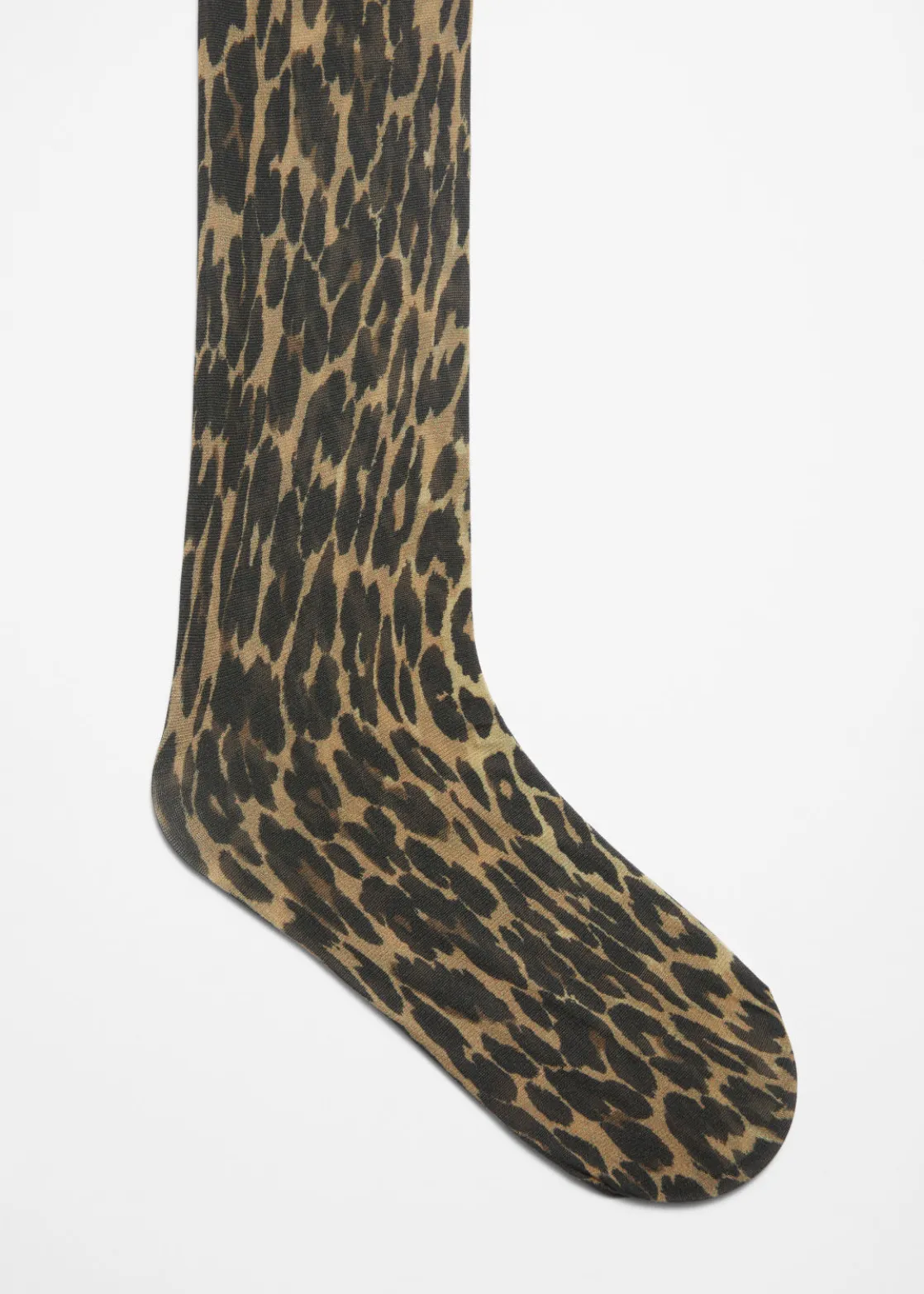 Leopard-Print Tights