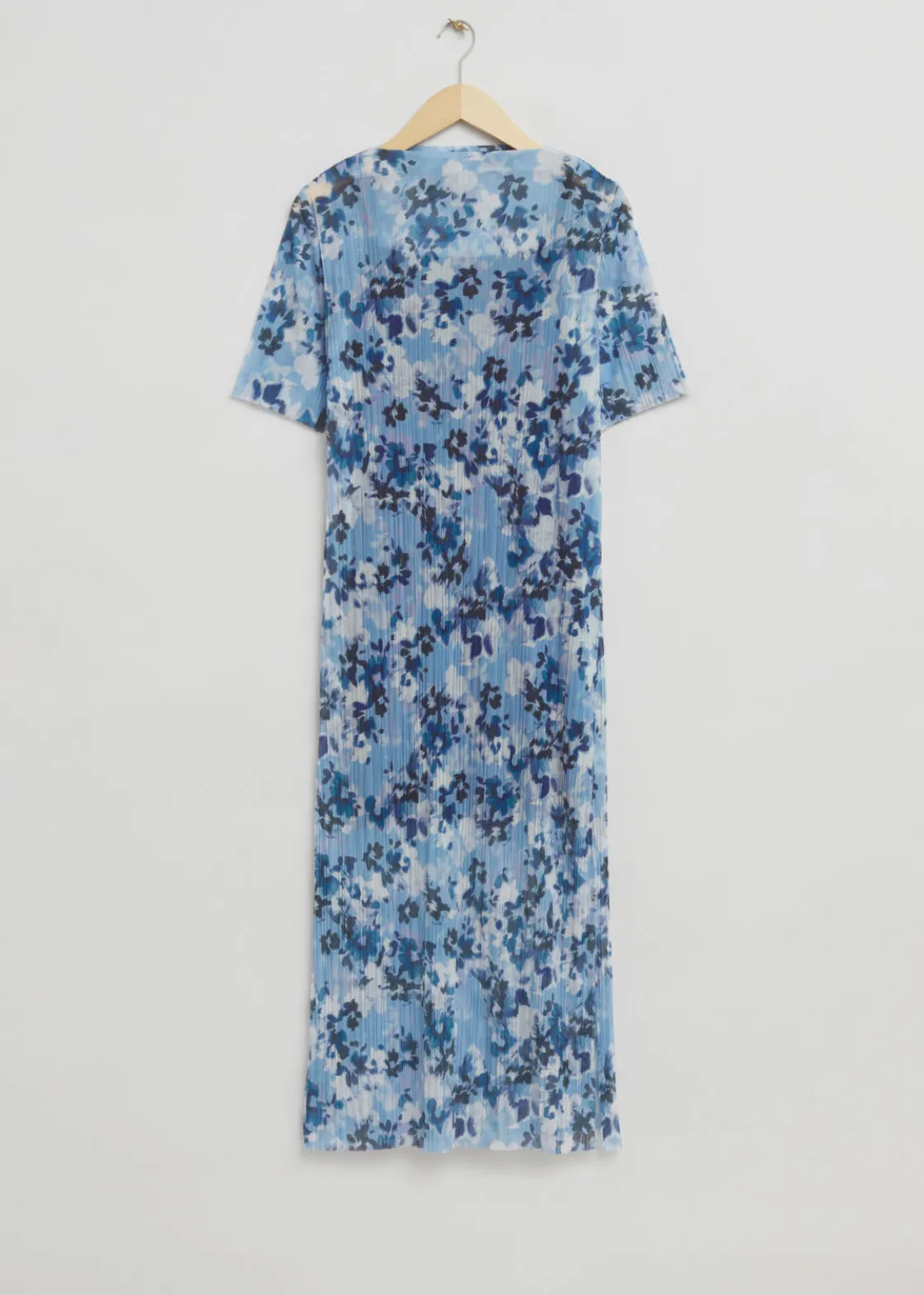 Printed Laser Cut Midi Dress