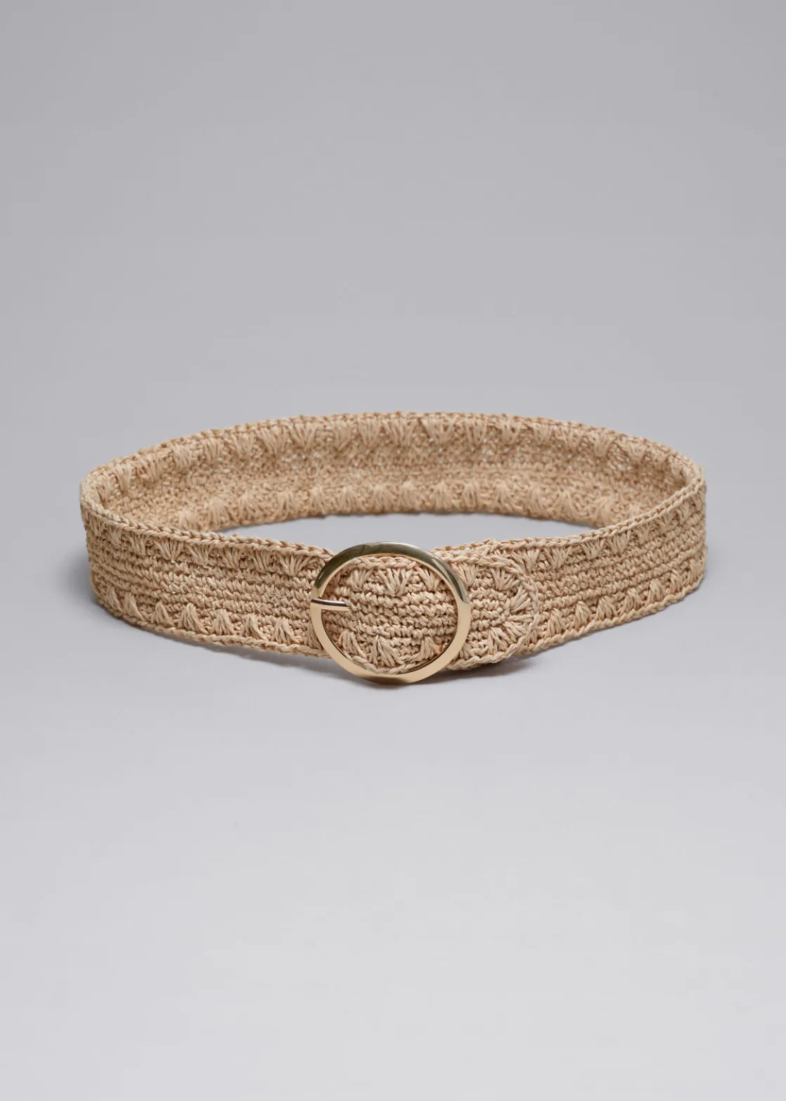 Crochet Straw Belt