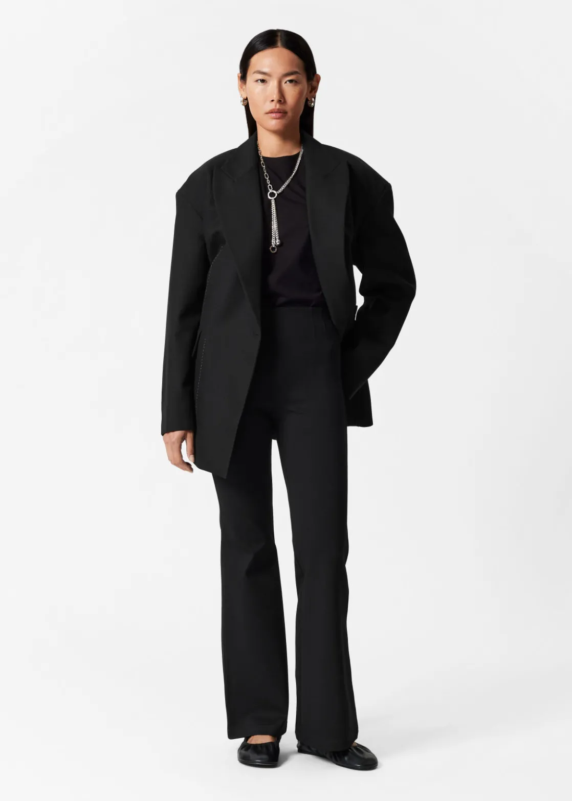 Kick-Flare Trousers