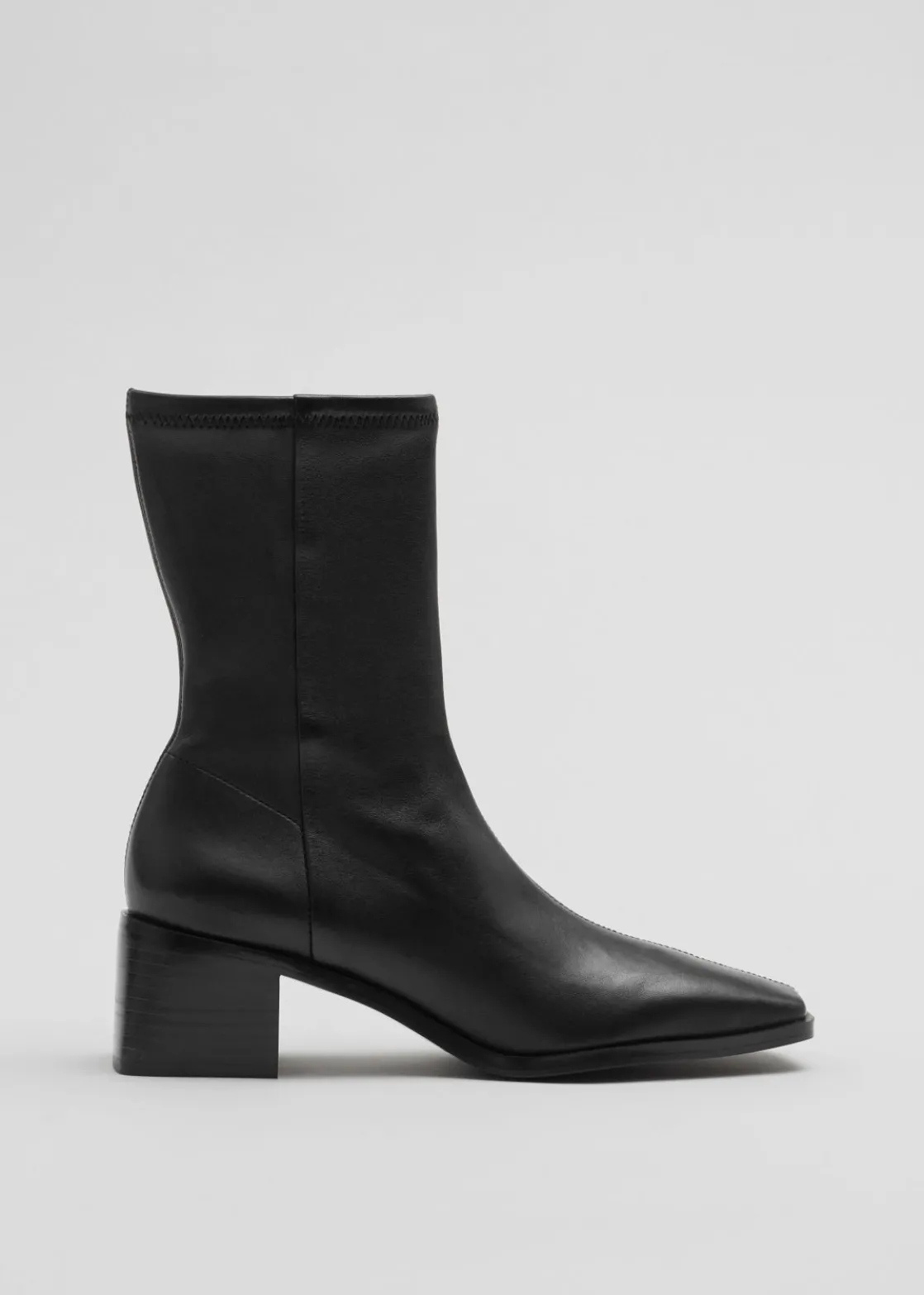 Leather Sock Boots