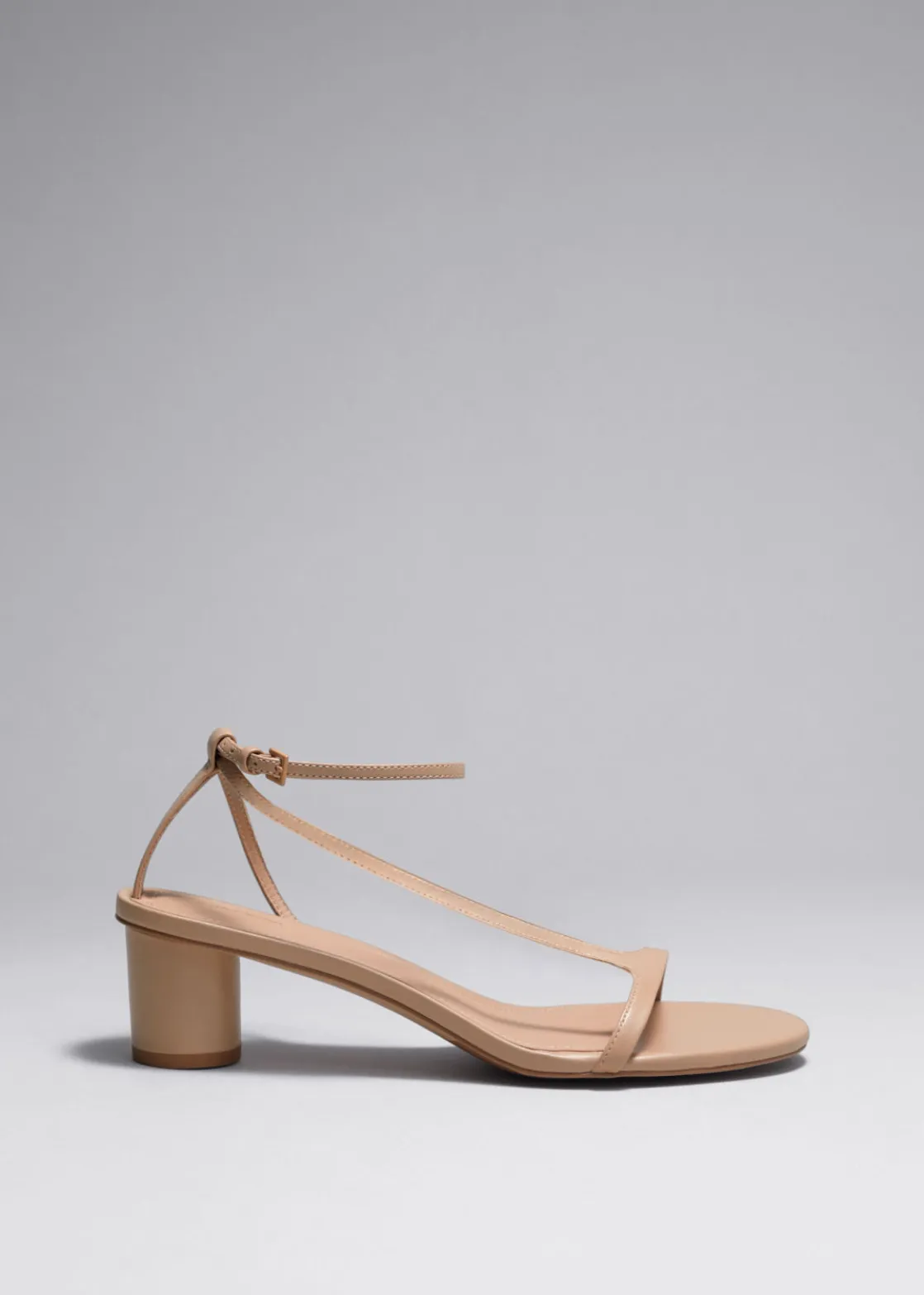 Heeled Leather Sandals