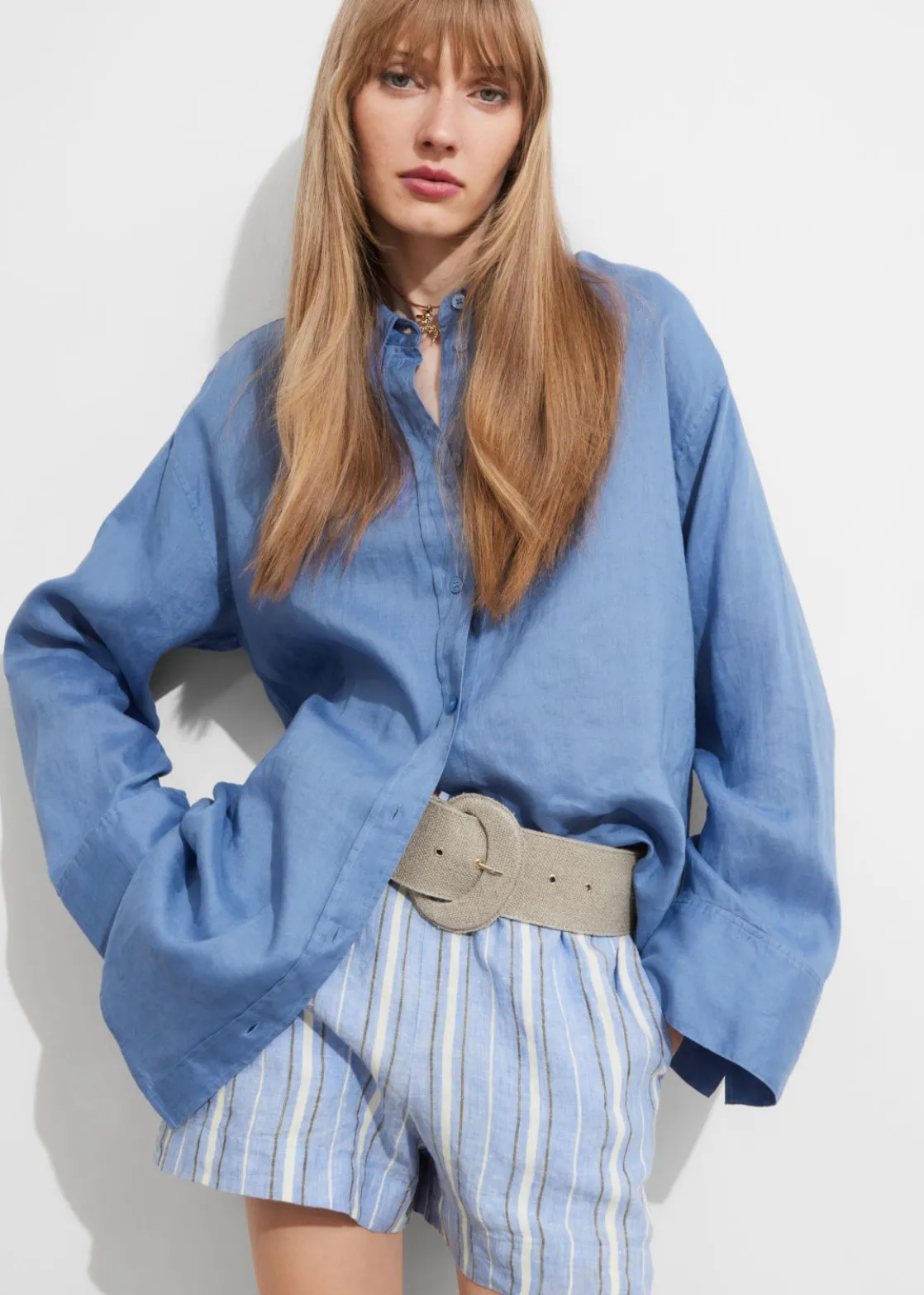 Oversized Linen Shirt