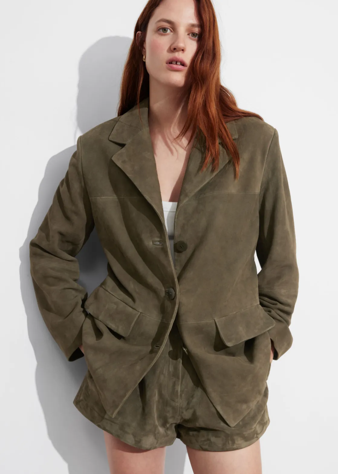 Suede Blazer