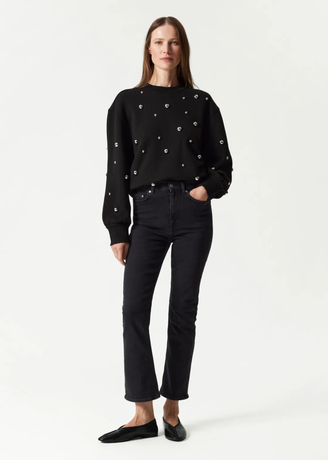 Wide Leg Cropped Jeans