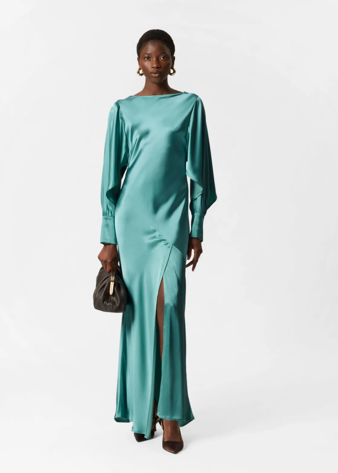 Satin Maxi Dress