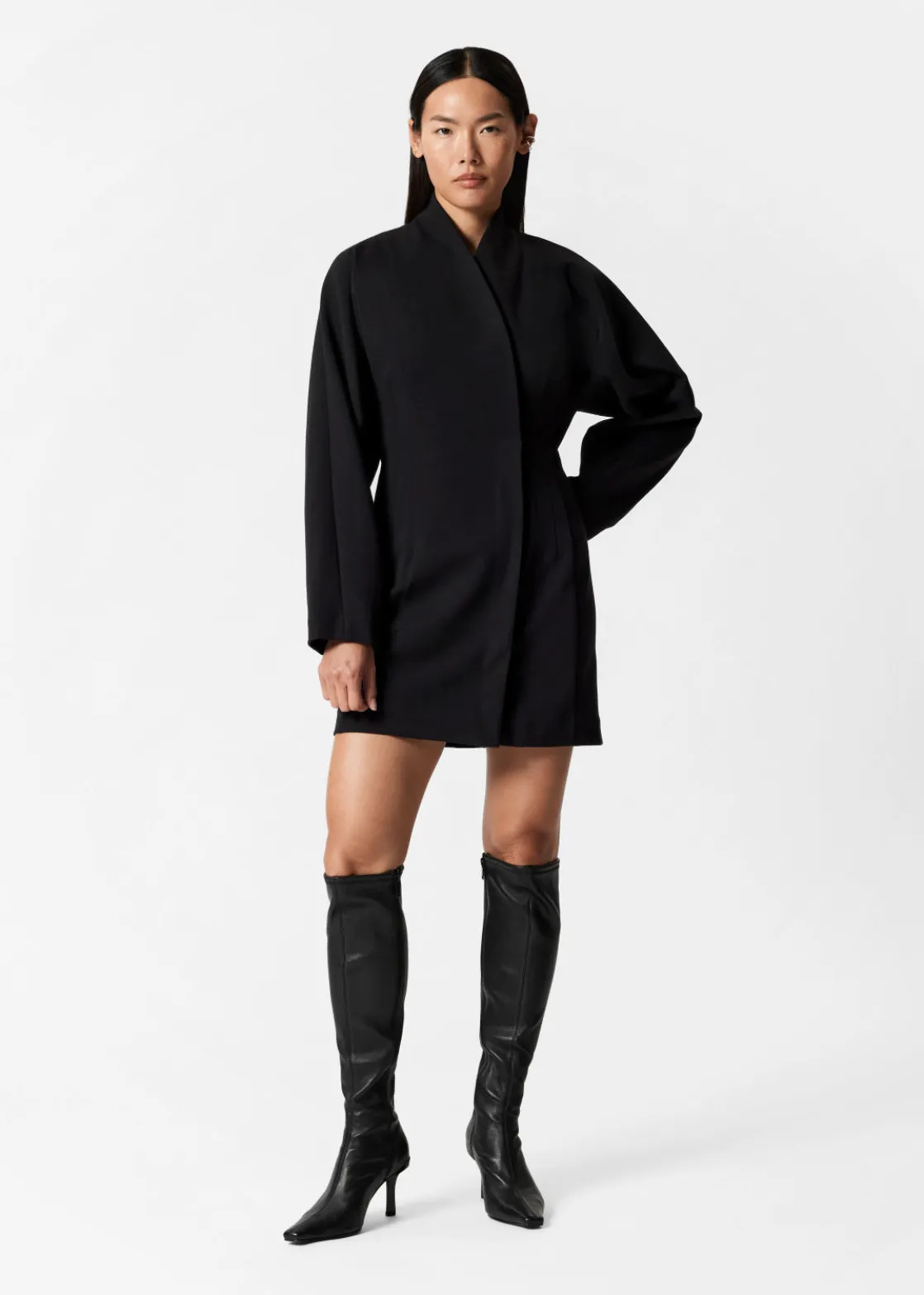 Waisted Blazer Dress