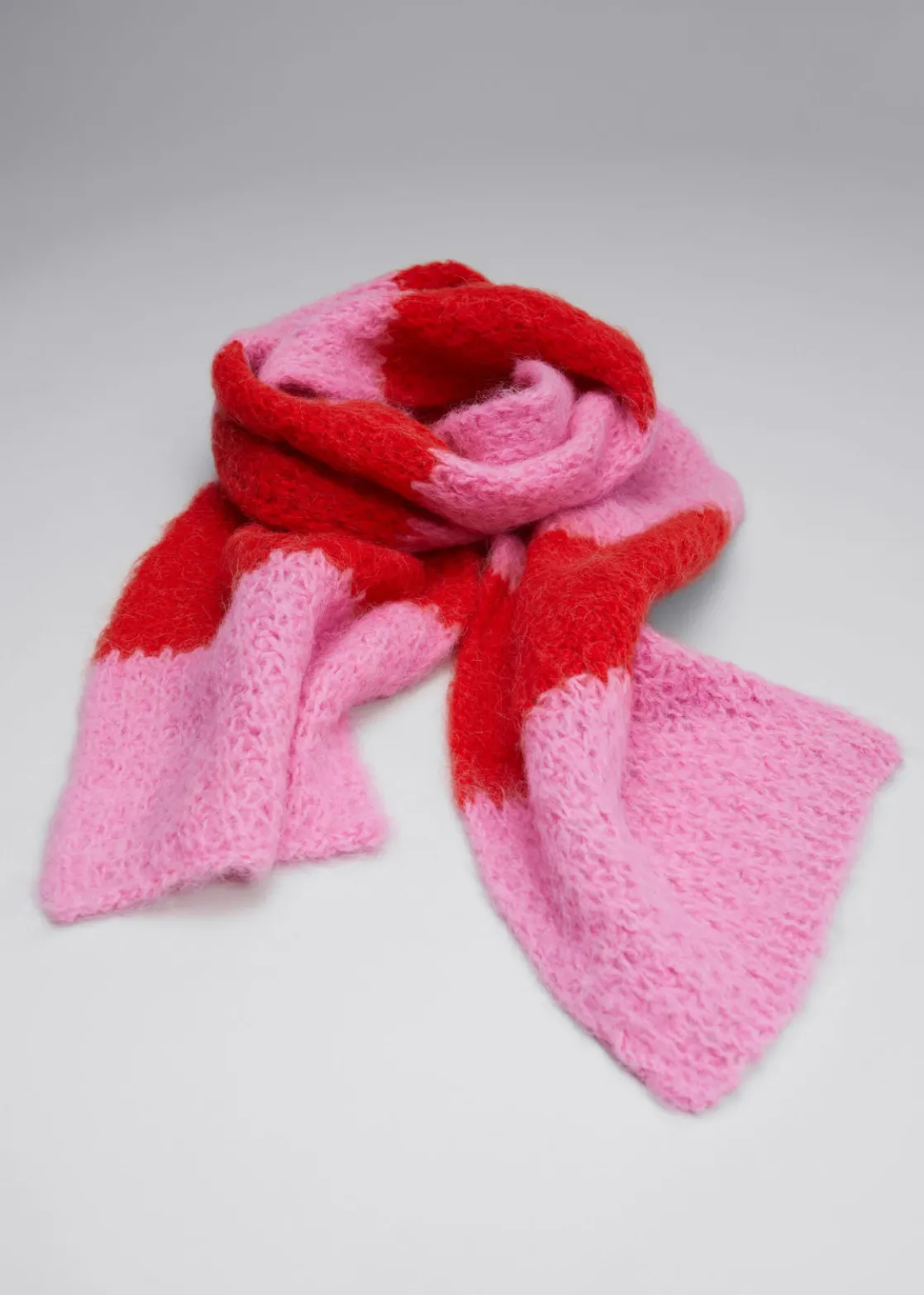 Striped Alpaca-Blend Scarf