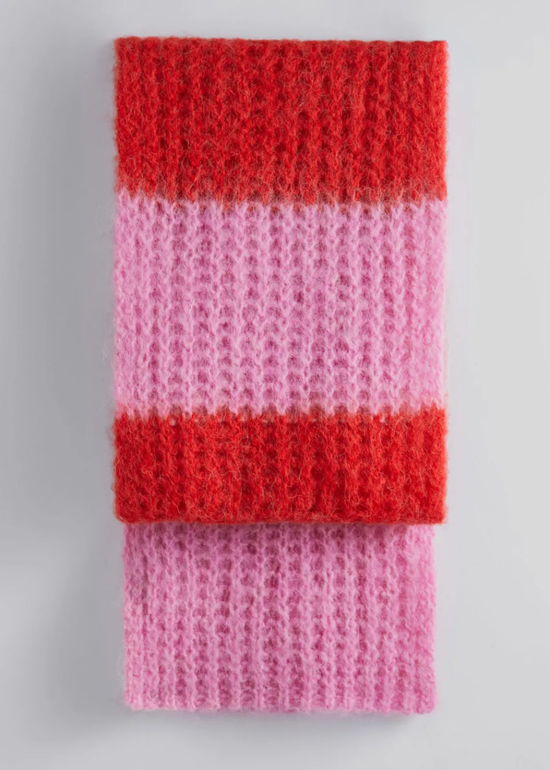 Striped Alpaca-Blend Scarf
