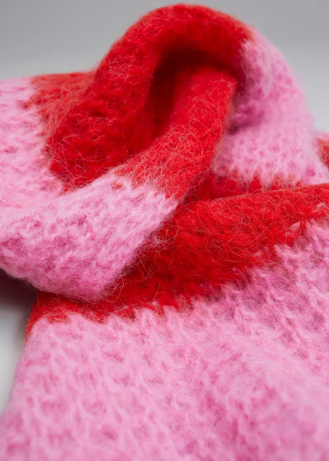 Striped Alpaca-Blend Scarf